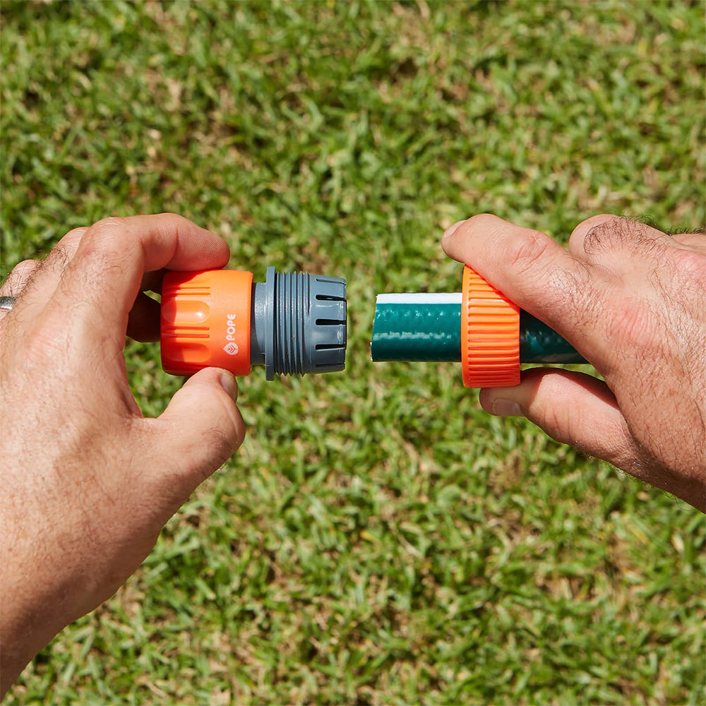 Pope Plastic Flow-Thru Connector 18mm x 12mm Snap On (1010605)