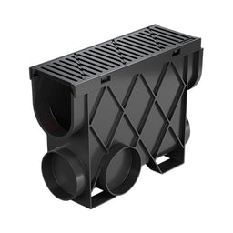 Reln Storm Drain Slimline Pit and Grate Ductile Iron 344mm (L) x 121mm (W) x 261mm (D)