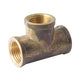 Brass Tee Threaded BSP 15mm (1/2")