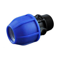 Compression Poly Metric End Connector- Poly x MI BSP - 110 mm x 4" - Norma