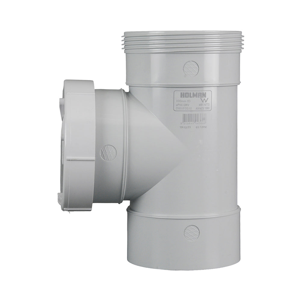 DWV Test Opening Tee FF with Cap 150mm