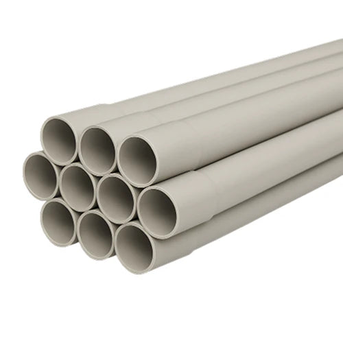 MD Electrical conduit Grey 40mm, 4 Metre
