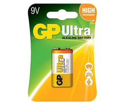 GP Ultra Industrial Battery Alkaline 9 Volt