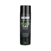 Tools Anchor Galvanising Industrial Zinc Protection Aerosol Paint Black 400g