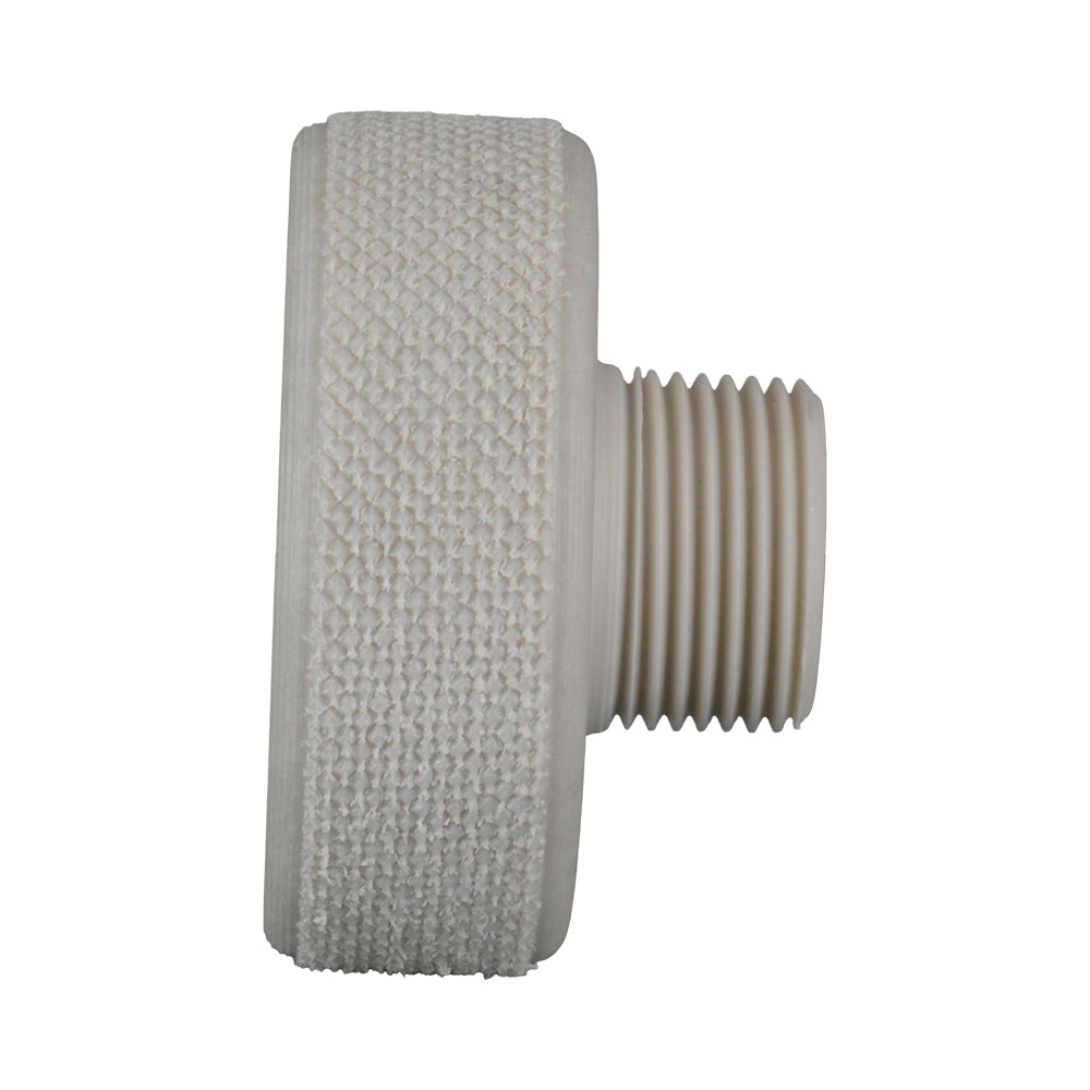 Tank Fitting 60mm IBC x 1" MI BSPT (6mm Pitch FI Acme)