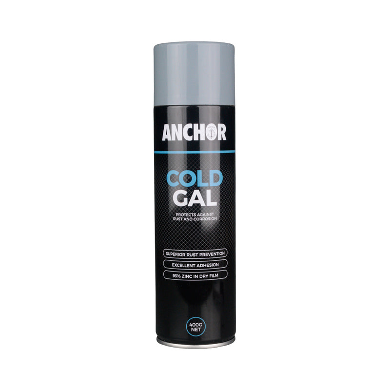 Tools Anchor Galvanising Industrial Zinc Protection Aerosol Paint Cold Galv 400g