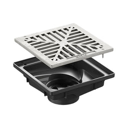 RELN Uni Pit and Aluminium Grate-Plain Series 200