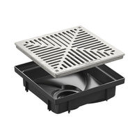 RELN Uni Pit and Aluminium Grate-Plain Series 300