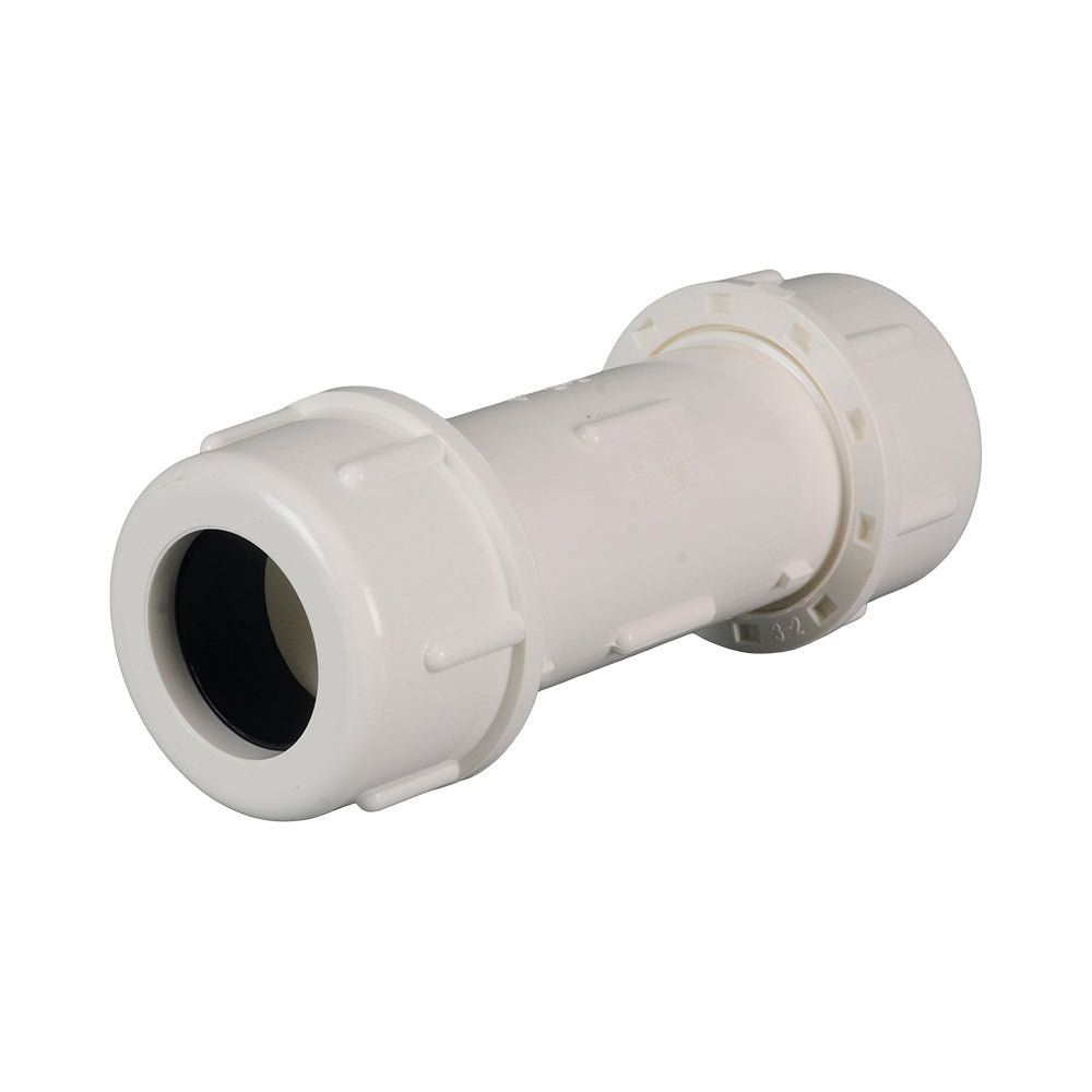 PVC Compression Coupling 20mm (3/4")