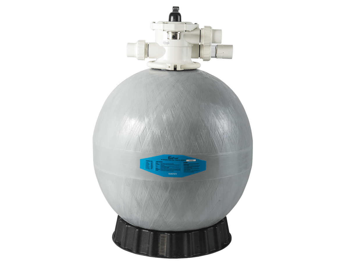 Pool Media Filter Davey EcoPure 25" Tank 40mm MPV