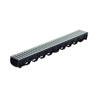 Reln Storm Mate Channel and Grate Stainless Steel 1000mm L x 120mm W x 85mm D