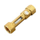 Valve Brass Hot Water System Flow Meter 15mm