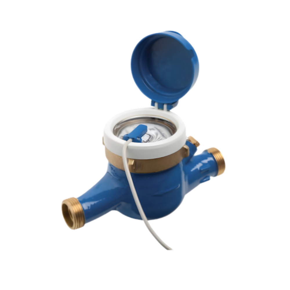 Water Meter Tangential Paddle 200mm Flanged Table E - 100L Pulse