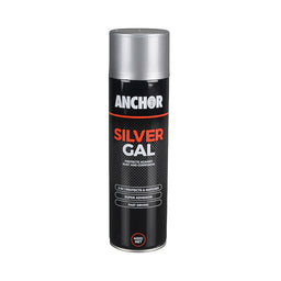 Tools Anchor Galvanising Industrial Zinc Protection Aerosol Paint Silver 400g