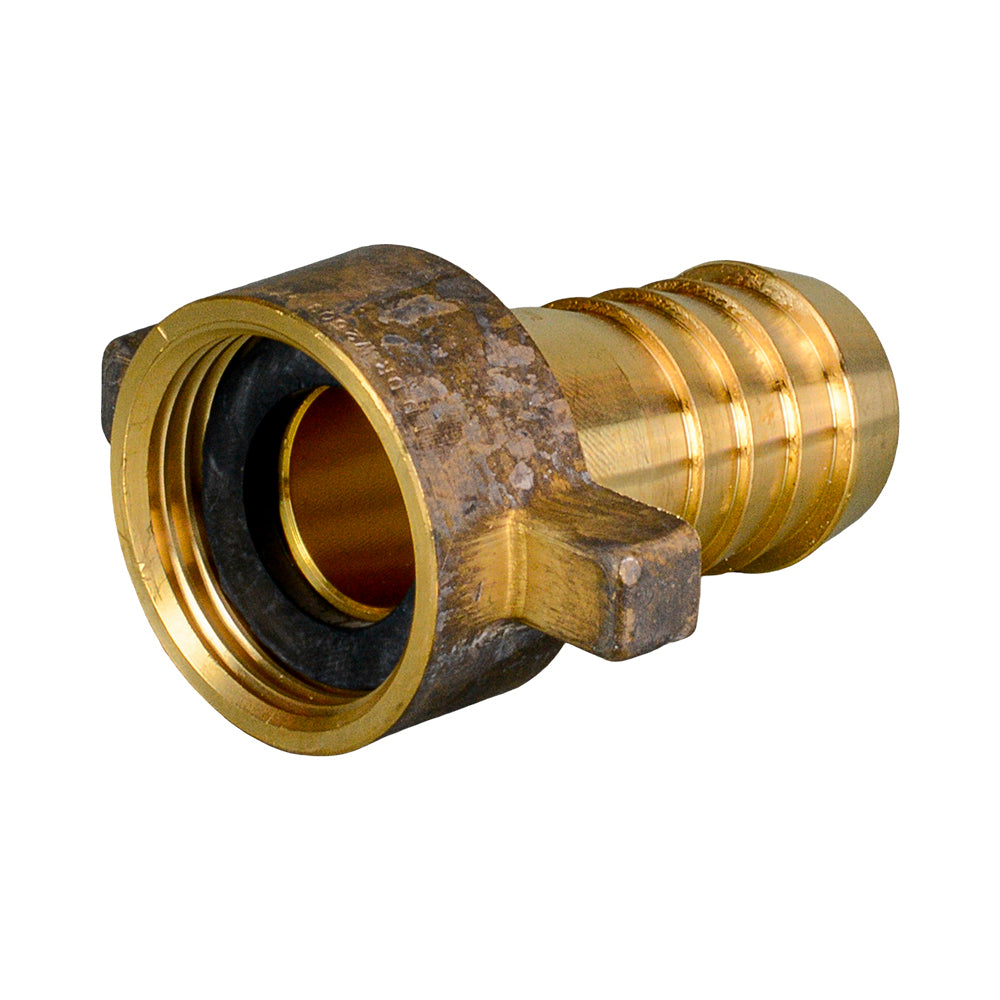 Brass Hose Nut and Tail 40 FI x 40 mm
