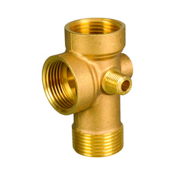 Brass Manifold 5 Way To Suit FE MH Series Pump - 1"BSPF x 1/4" BSPM-F
