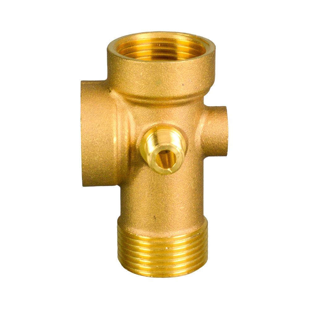 Brass Manifold 5 Way To Suit FE MH Series Pump - 1"BSPF x 1/4" BSPM-F