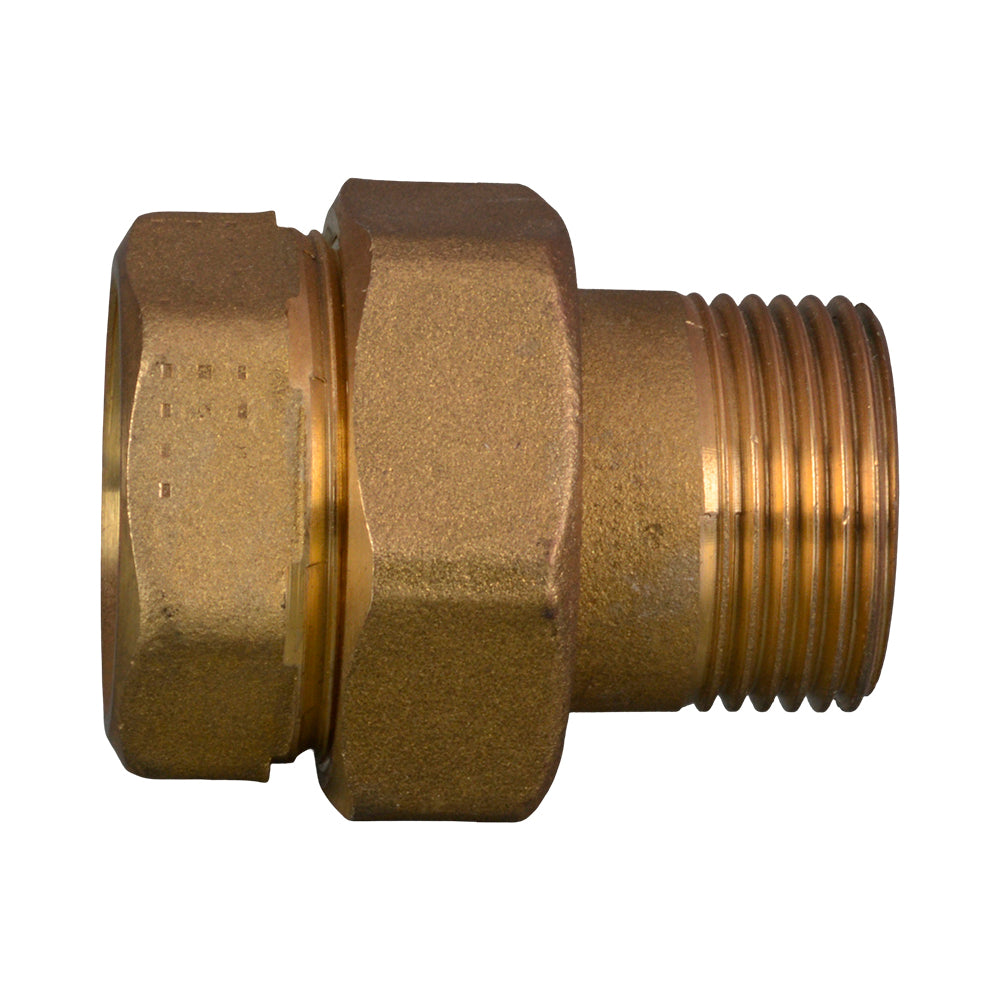 Brass Swivel Union MH3 and MH5 25mm x 25mm (1" x 1") BSP