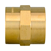Brass Coupling Threaded Socket BSPF 15mm (1/2")