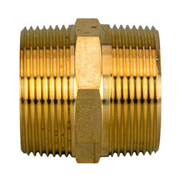 Brass Nipple Threaded BSPM 15mm (1/2")