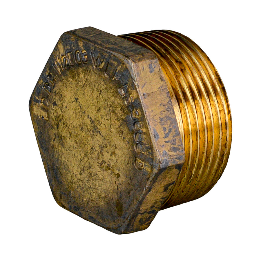 Brass Threaded Plug 50mm Male BSP | Buy Online - Perth Irrigation ...