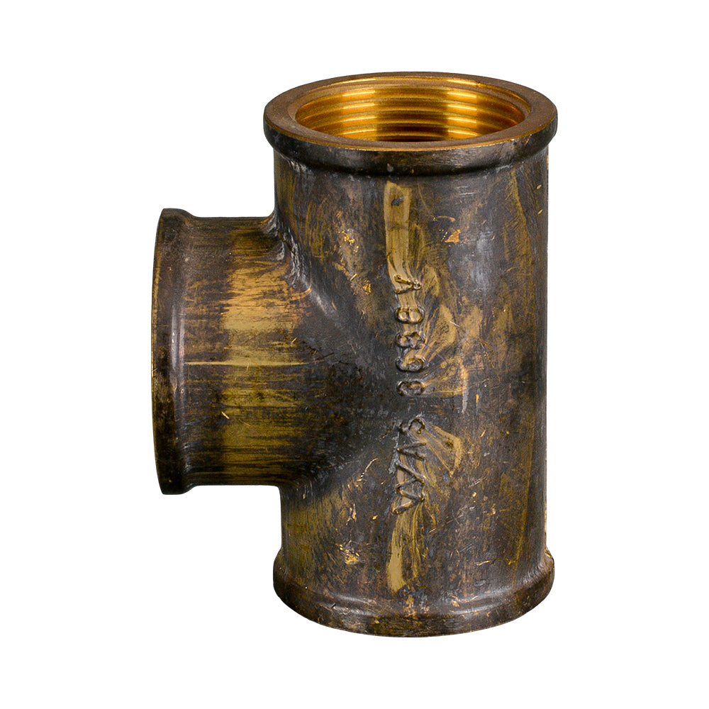 Brass Tee Threaded BSP 25mm (1")