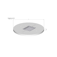 Concrete Flush Grated Cover Suits 1200 mm Tank 1350 mm OD 460kg