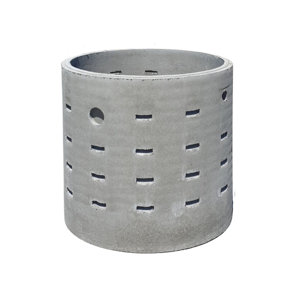 Concrete Soakwell w (ID) 1800 x h 1800 mm 4580 L Louvre Slots 2400kg