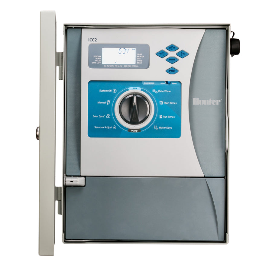 Hunter X Retic Controller Hunter Controller ICC2 8 Station Model Metal Cabinet - Perth Irrigation ...