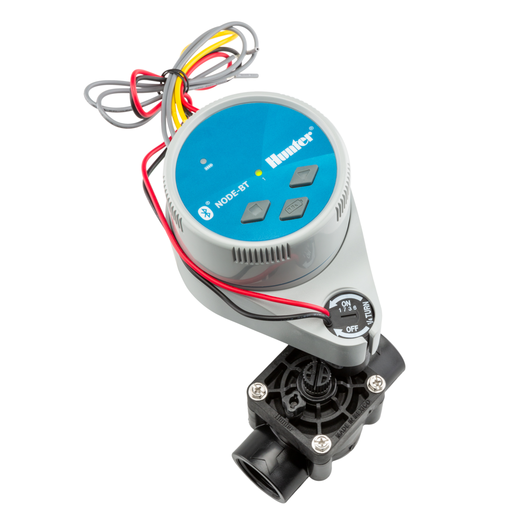 Hunter Controller Node - 1 Station Controller Bluetooth DC with Valve