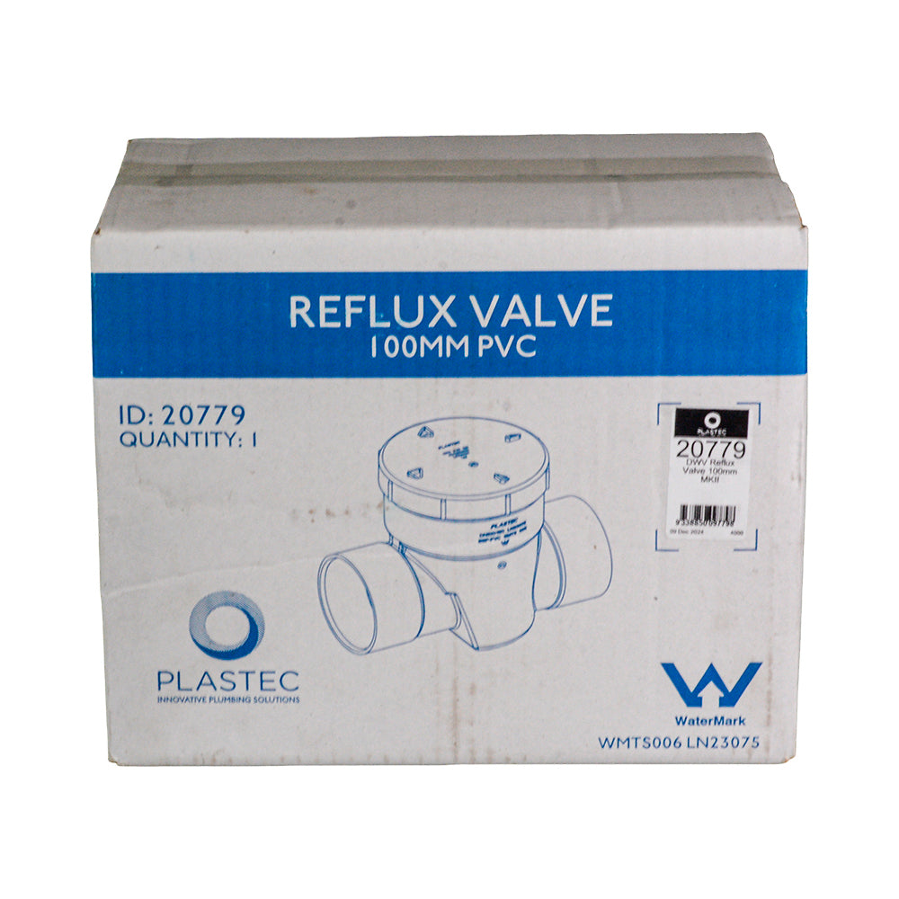 DWV Reflux Valve 100mm