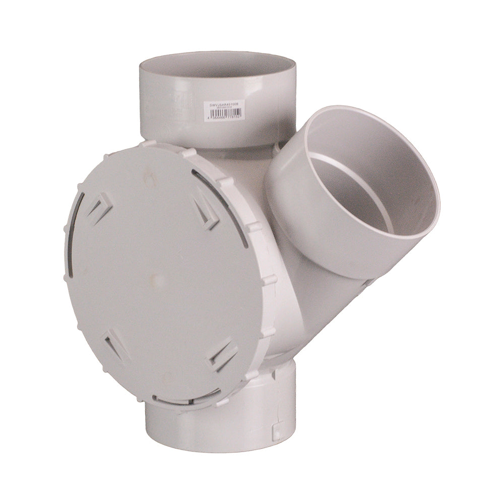 DWV Side Access Junction 45° FF R.H. 100mm