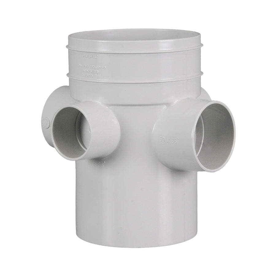 4 Way Riser Connection DWV 4 Way Riser MF 88° 100mm x 50x50x40x40 - Perth Irrigation - Retic ...