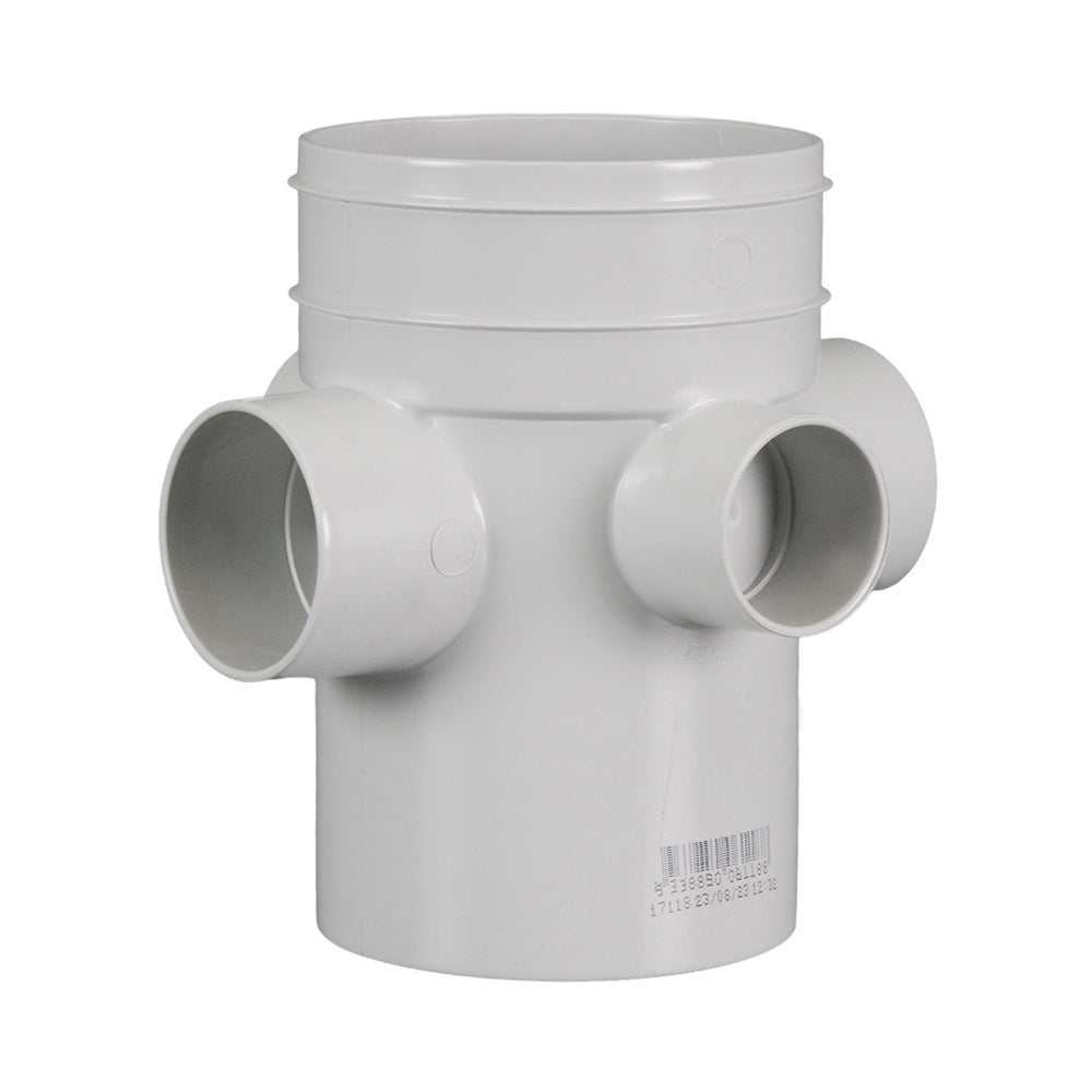 4 Way Riser Connection DWV 4 Way Riser MF 88° 100mm x 50x50x40x40 - Perth Irrigation - Retic ...