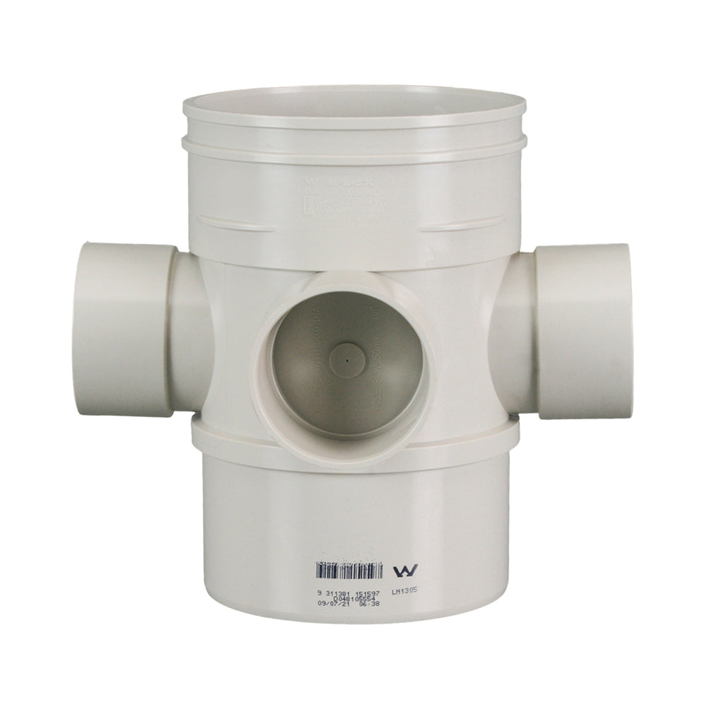4 Way Riser Connection DWV 4 Way Riser MF 88° 100mm x 50x50x50x40 - Perth Irrigation - Retic ...