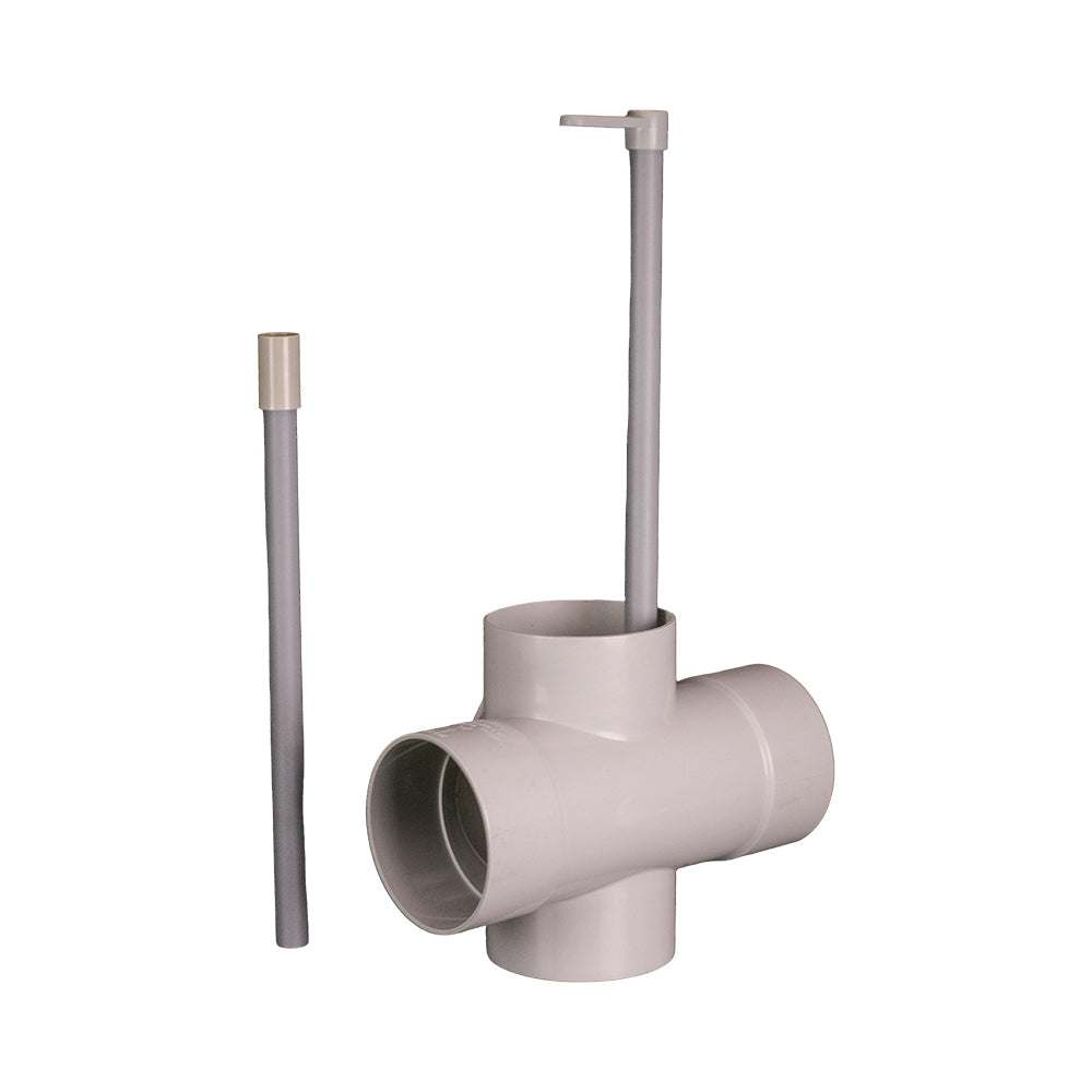 DWV Sewer Diverter 100 mm with Adjusting Rod