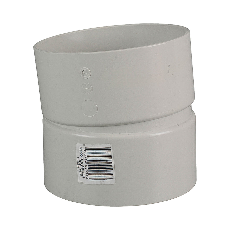 DWV Plain Bend FF 5° 100mm - Perth Irrigation - Retic Fittings ...