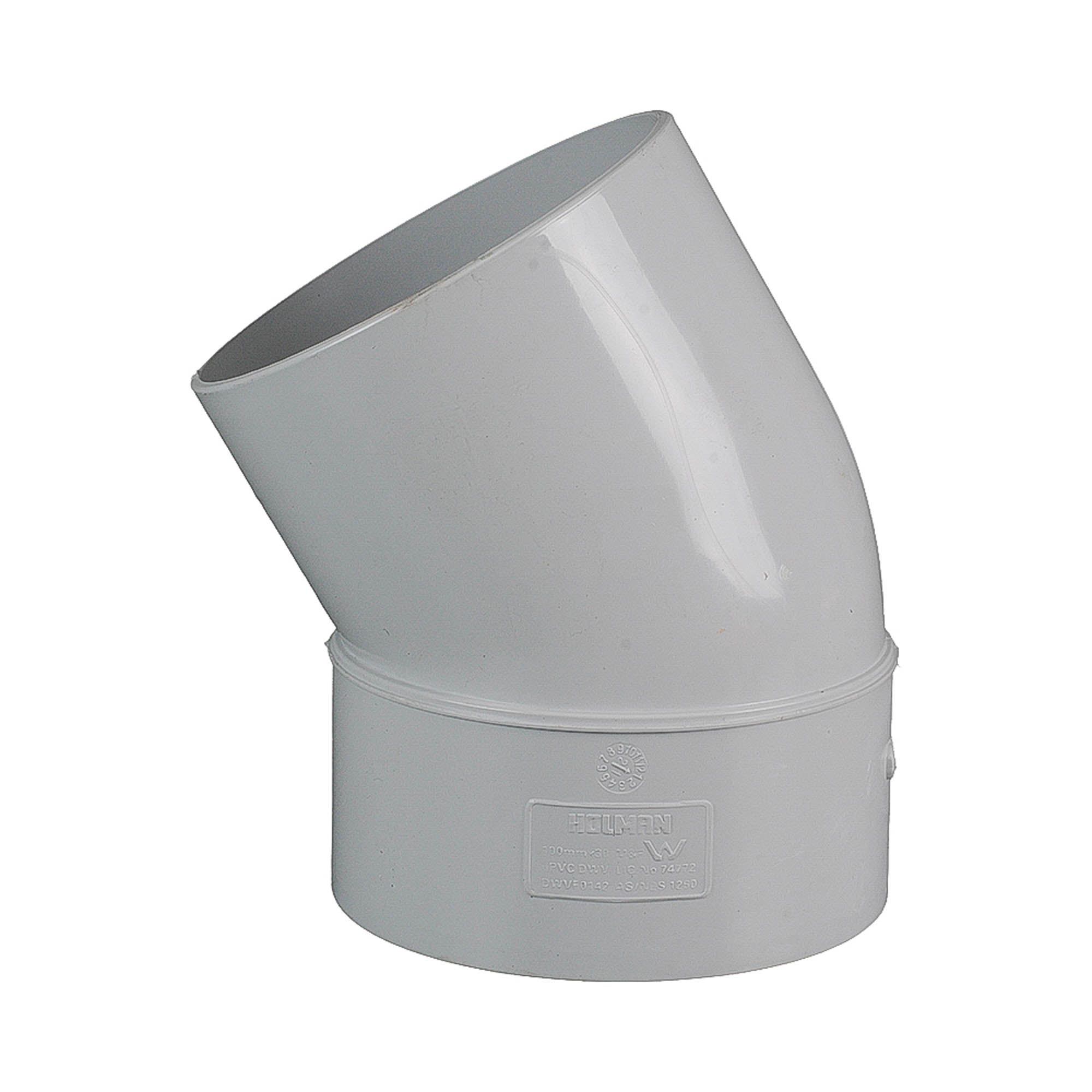DWV Plain Bend MF 30° 100mm