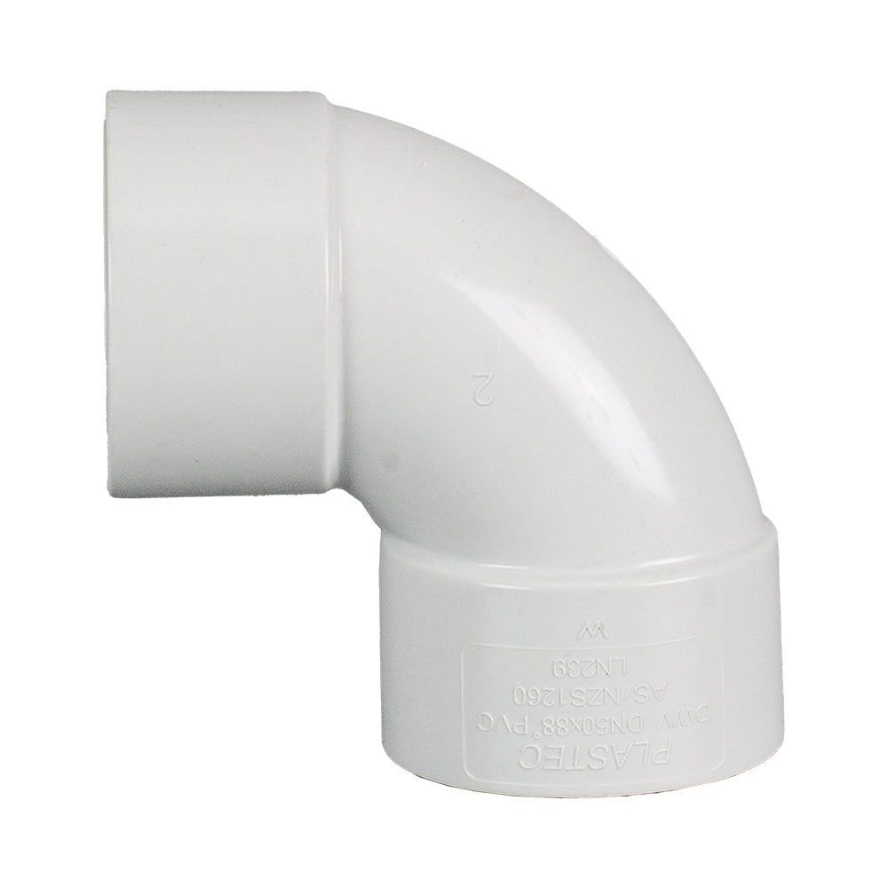DWV Plain Bend FF 88° 40mm