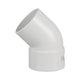 DWV Plain Bend MF 45° 80mm