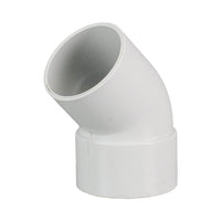 DWV Plain Bend MF 45° 80mm