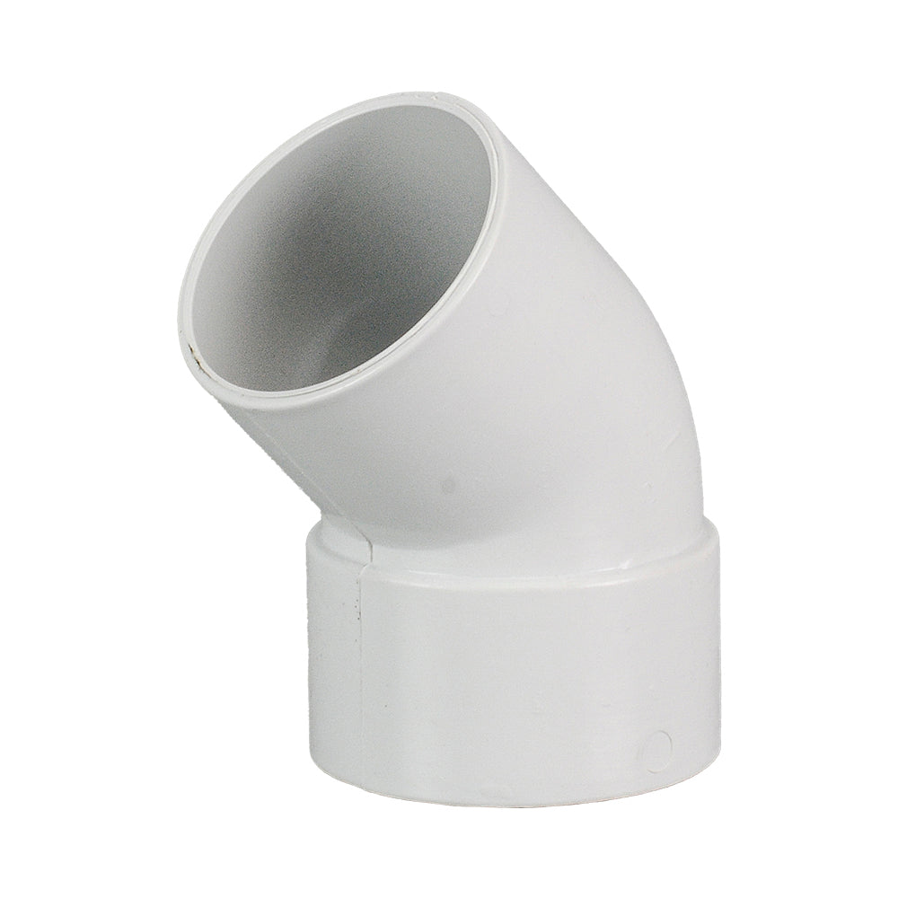 DWV Plain Bend MF 45° 80mm