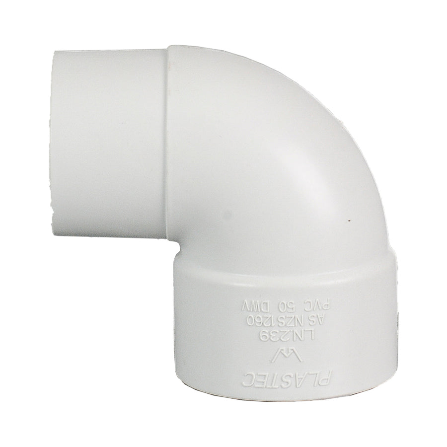 DWV Plain Bend Socket x Into Pipe 88° 40mm - Perth Irrigation - Retic ...