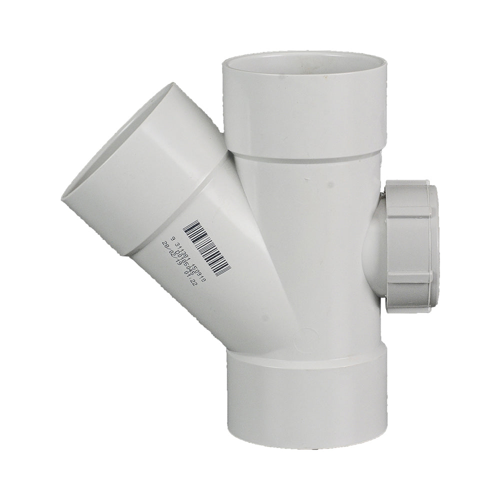 DWV Junction IO FF 50° 88mm