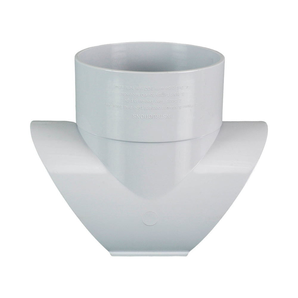 DWV Snap-On Tee 100mm