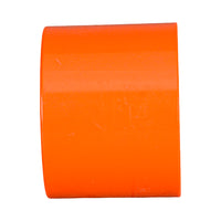 PVC Electrical End Cap Orange 100mm