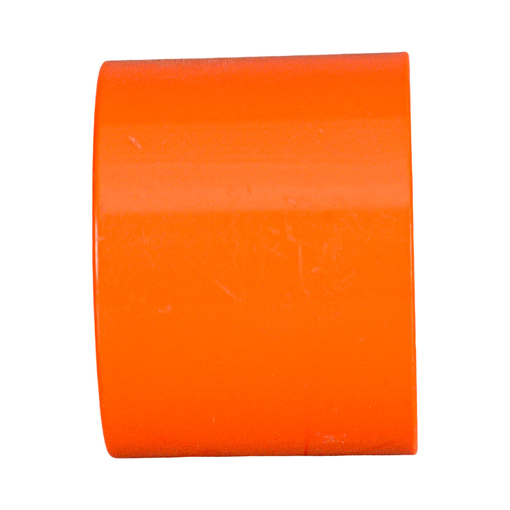 PVC Electrical End Cap Orange 100mm