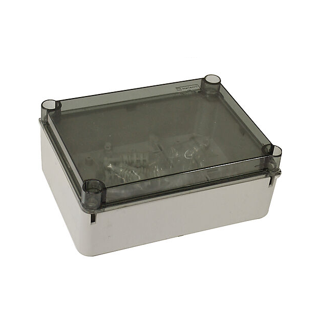 Plastic Electrical Enclosure - Clear Lid 190H X 140W X 70D