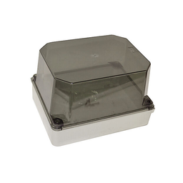 Plastic Electrical Enclosure - Clear Lid 243H X 190W X 155D