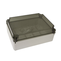 Plastic Electrical Enclosure - Clear Lid 300H X 220W X 120D